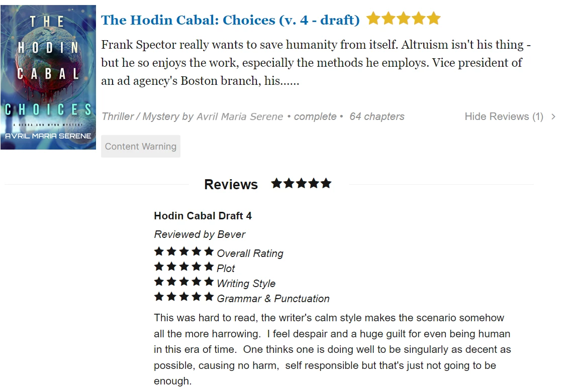 Hodin Cabal Review 1